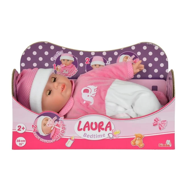 SIMBA TOYs Laura Schlafenszeit Puppe Mit Sound Von Simba – Bild 3
