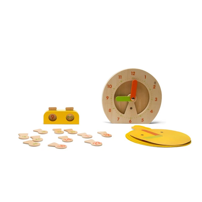 Lernuhr Aus Holz – Bild 3