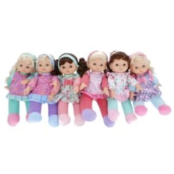 Besttoy - Weichpuppe Mit Langen Haaren - Ca. 30 Cm - 1 Stück