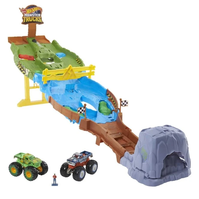 MATTEL Hot Wheels Monster Trucks - Wettkampf Rennstrecke – Bild 6