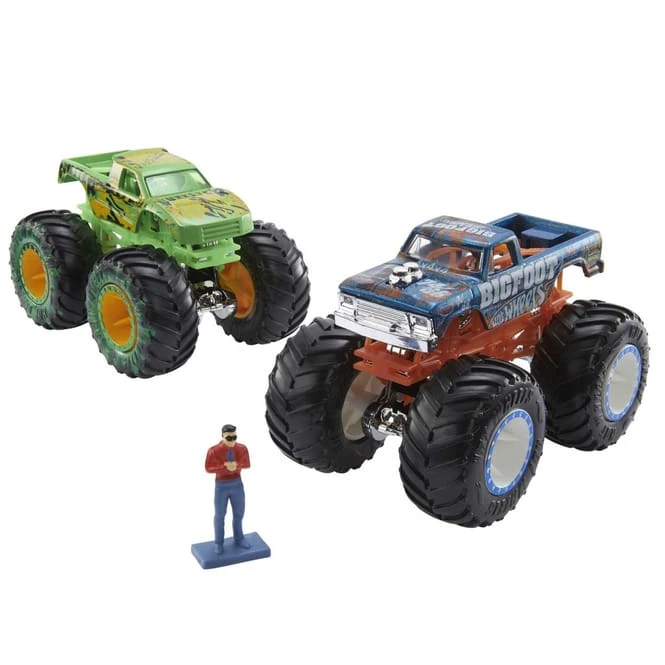 MATTEL Hot Wheels Monster Trucks - Wettkampf Rennstrecke – Bild 5