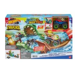 MATTEL Hot Wheels Monster Trucks - Sumpfattacke Spielset