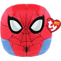 Spider-Man - Ty Squishy Beanies - Plüsch Kissen Spider-Man - Ca. 31 Cm