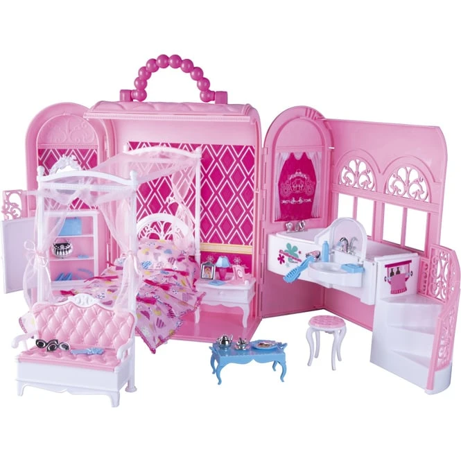 Besttoy - Schlafzimmer Und Bad Für Modepuppen - Tragbar – Bild 3