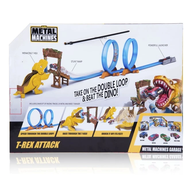Zuru Metal Machines Rennbahn - T-Rex Attack - Ca. 3,6m – Bild 6