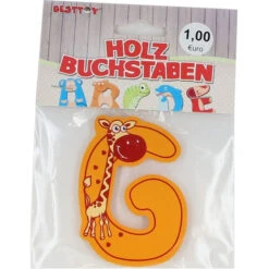 Besttoy - Holzbuchstabe - G - Orange